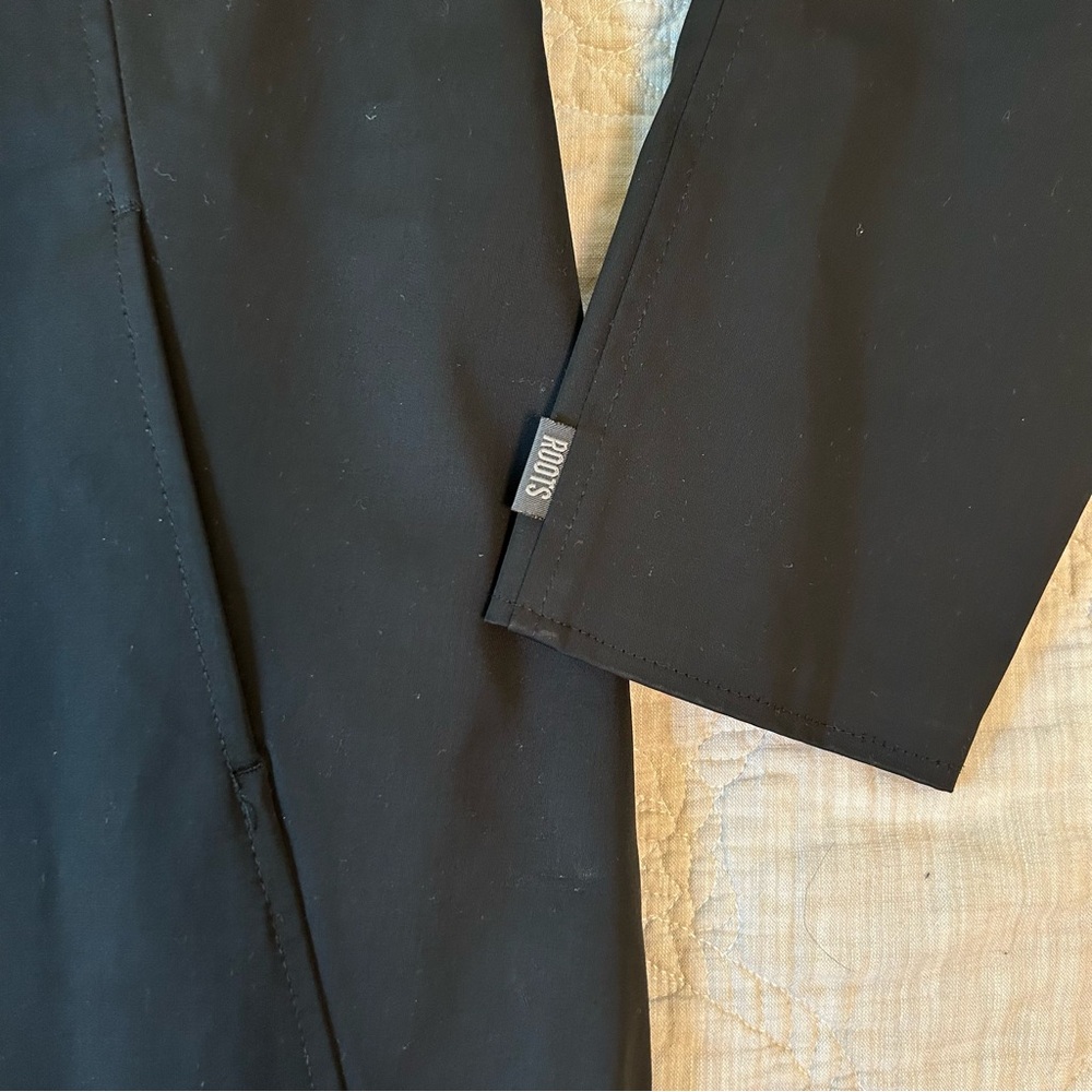 Roots Modern Black Trench / lightweight jacket / rain coat- women’s M - Picture 6 of 9